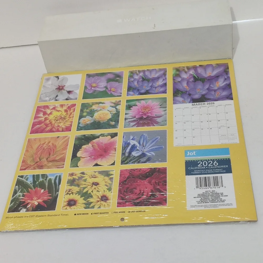 2026 BLOSSOMS/BUTTERFLIES WALL CALENDARS ~2 Pack ~12